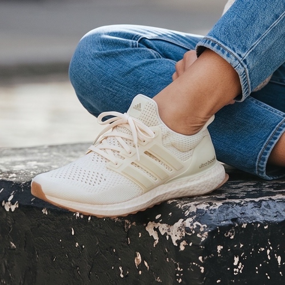 Adidas Ultraboost 1.0 Wonder White Gum JH9212 Womens Running Shoes Size 8.5